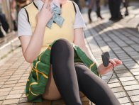 出包王女梦梦COS:粉发大小姐的甜美暴击惊艳亮相池袋阳光城