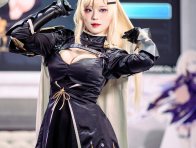 高贵优雅宛如从游戏中走出!시루Siru完美cos星之救援者阿塞拉