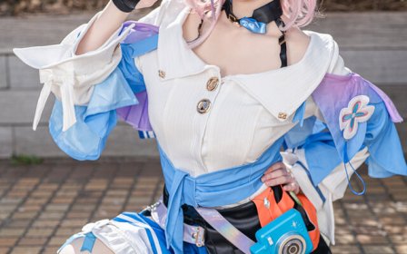 Yuri3茶屋町三月七COS：元气笑容拉满这就是春日最甜的纪念照