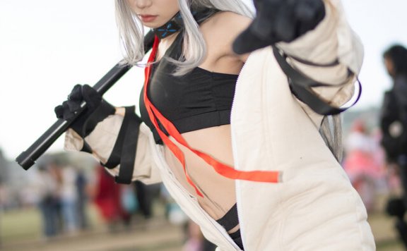【FFK18现场】明日方舟泥岩COS:工业感道具与卸甲反差美学