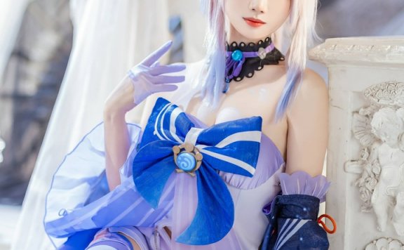 原神·珊瑚宫心海COS｜焖焖碳演绎海盐系温柔与梦幻巫女气质