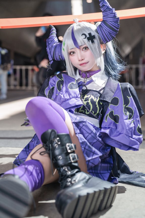 亀太郎san拉普拉斯COS:演绎Rap大人的恶魔魅力调皮又帅气