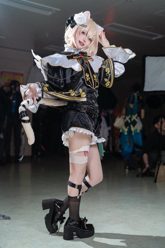 海韵hayu胡桃乃亚COS:VSPO!猫耳萌力全开元气少女跃然眼前