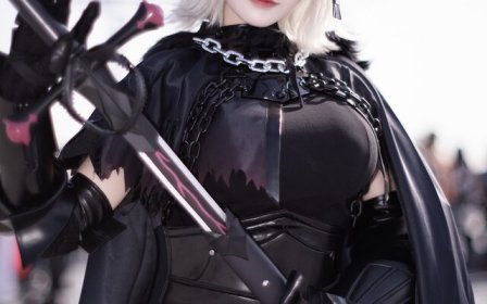 黑色圣女降临！LEO演绎《FGO》Alter贞德COS，冷艳再现
