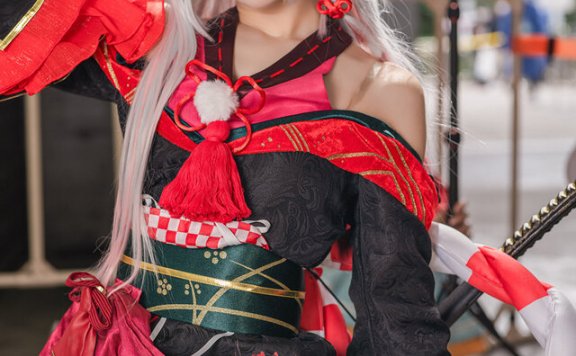Hololive百鬼绫目COS:優華Yuuka演绎鬼族少女的萌系魅力