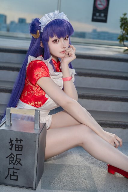猫乃Nekono乱马1/2珊璞COS还原令和时代的傲娇女神太绝了