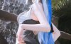 崩坏星穹铁道南宫COS：泳装版镜流演绎清冷性感的水景之美