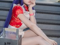 猫乃Nekono乱马1/2珊璞COS还原令和时代的傲娇女神太绝了