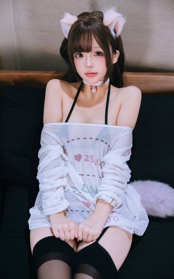 日奈娇猫娘cos赏析:兽耳元素演绎二次元猫系少女的治愈魅力