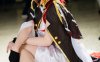 Mitamaru星穹铁道姬子cos：知性红发与高开叉礼服美翻全场