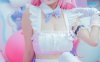 ElyEE子桃乐丝cos：演绎梦幻女仆造型胜利女神的甜美与优雅