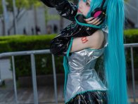 Ma-poyo初音未来COS亮相Nico Nico双马尾一甩就是舞台感