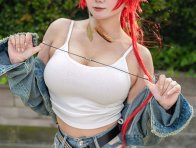 Mob的妮姬小红帽COS:胜利女神牛仔休闲风也能帅气又吸睛