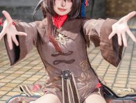 原神胡桃COS:天音Amane的漫展作品展现古灵精怪少女魅力
