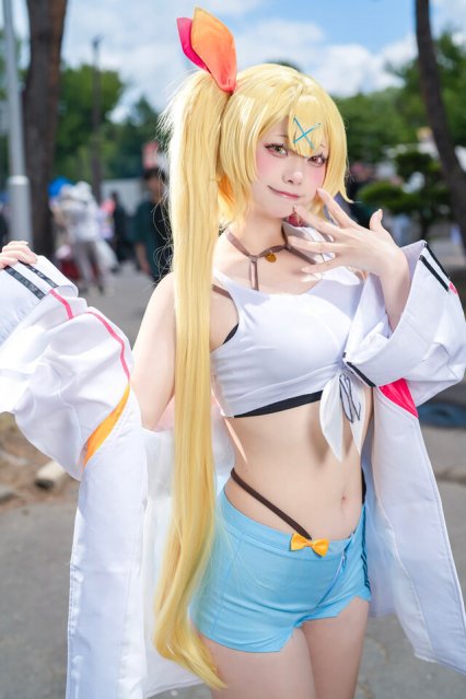 洞爷湖漫展捕捉元气少女!Shihona星川莎拉cos活力直接拉满