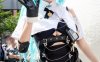 异环薄荷cos赏析｜Suzura池袋快闪现场演绎蓝发猫耳的看板娘