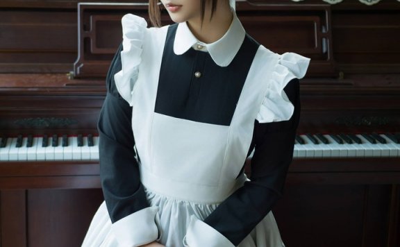 yuuhui玉汇女仆游戏COS赏析:演绎欧式庄园的古典英式女仆